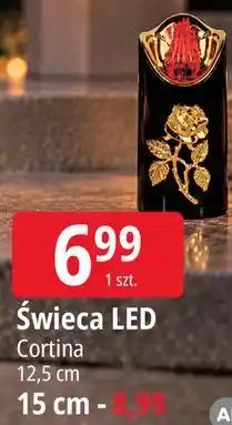 E.Leclerc Świeca LED Cortina 12,5 cm / 15 cm oferta