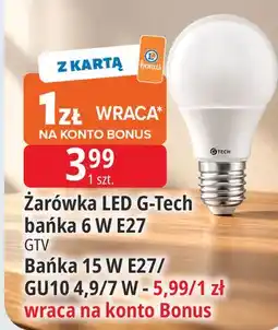 E.Leclerc Żarówka LED G-Tech bańka 6 W E27 GTV oferta