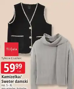 E.Leclerc Kamizelka/Sweter damski Tissaia oferta