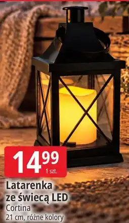 E.Leclerc Latarenka ze świecą LED Cortina 21 cm oferta