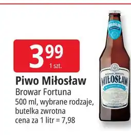 E.Leclerc Piwo Miłosław Browar Fortuna oferta