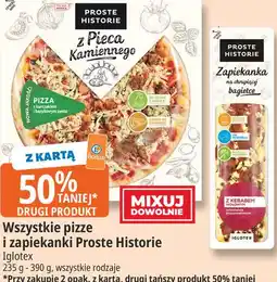 E.Leclerc Wszystkie pizze i zapiekanki Proste Historie Iglotex oferta