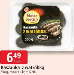 E.Leclerc Kaszanka z wątróbką Nasze Specjały oferta