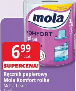 E.Leclerc Ręcznik papierowy Mola Komfort rolka Metsa Tissue oferta