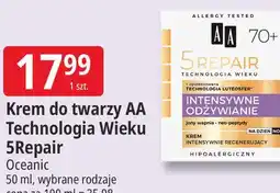 E.Leclerc Krem do twarzy AA Technologia Wieku 5Repair Oceanic oferta