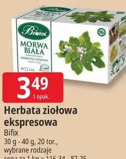 E.Leclerc Herbata ziołowa ekspresowa Bifix oferta