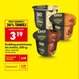 Biedronka Pudding proteinowy Go Active oferta