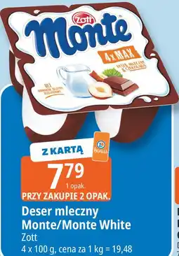 E.Leclerc Deser mleczny Monte/Monte White Zott oferta