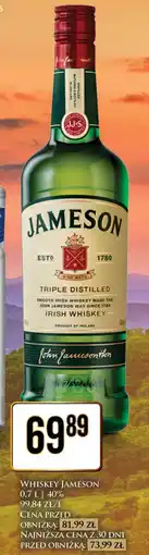 Dino Whiskey Jameson oferta