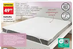 Biedronka Nakładka na materac Antibacterial 160x200 cm Smukee oferta
