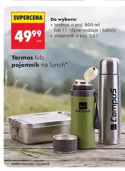 Biedronka Termos 800 ml Campus oferta