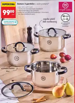 Biedronka Zestaw garnków MG Home oferta