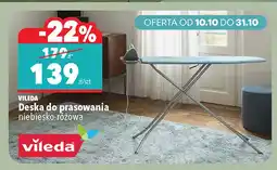 Biedronka Deska do prasowania niebiesko-różowa Vileda oferta
