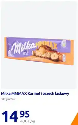 Action Czekolada Milka MMMAX Karmel i orzech laskowy oferta