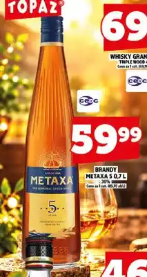Topaz Brandy Metaxa 5 oferta