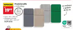 Biedronka Prześcieradło z mikrofazy 160x200 cm Smukee oferta