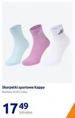 Action Skarpetki sportowe Kappa 3-pak oferta