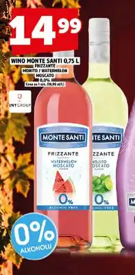 Topaz Wino bezalkoholowe Monte Santi Frizzante Mojito Moscato oferta