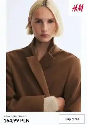 Jednorzędowy płaszcz H & M