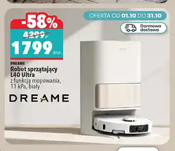Biedronka Robot sprzątający L40 Ultra z funkcją mopowania biały Dreame oferta