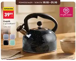 Biedronka Czajnik z gwizdkiem 2,5 l Mg Home oferta