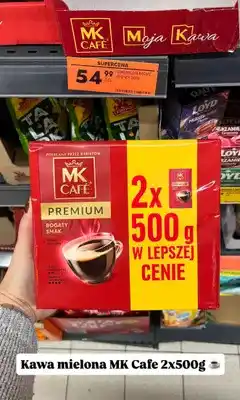 Biedronka Kawa mielona MK Café Premium oferta