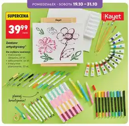 Biedronka Zestaw artystyczny malowanie obrazów 20 el. Kayet oferta