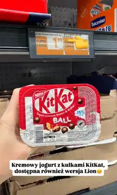Biedronka Jogurt kremowy KitKat Ball oferta