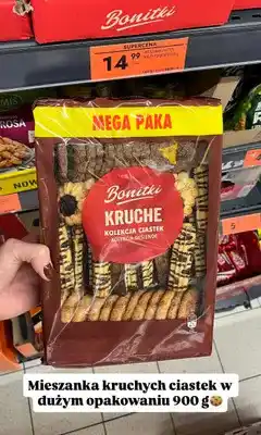 Biedronka Mieszanka ciastek kruchych Bonitki oferta