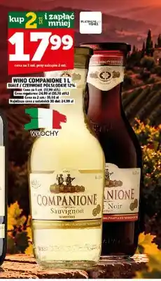 Topaz Wino czerwone Companione półsłodkie oferta