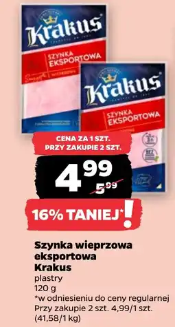 Netto Szynka wieprzowa eksportowa Krakus oferta