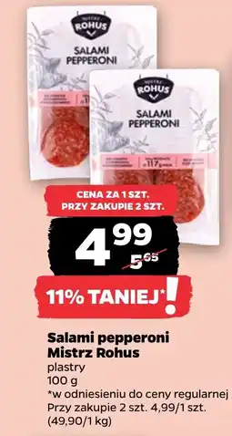 Netto Salami pepperoni Mistrz Rohus oferta