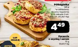Netto Focaccia z szynką i serem oferta