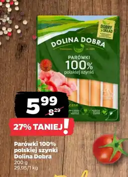 Netto Parówki 100% polskiej szynki Dolina Dobra oferta