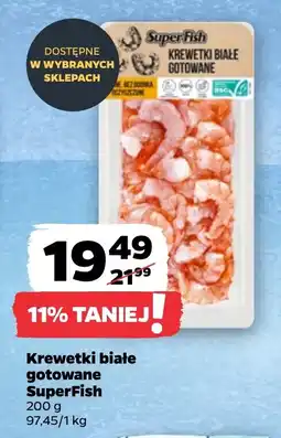 Netto Krewetki białe gotowane SuperFish oferta