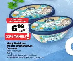 Netto Filety śledziowe w sosie śmietanowym Corsarro oferta