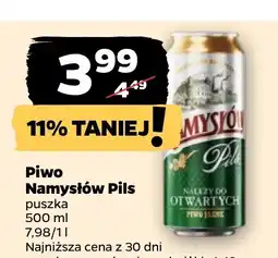 Netto Piwo Namysłów Pils oferta
