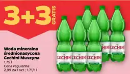 Netto Woda mineralna średnionasycona Cechini Muszyna oferta