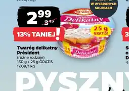 Netto Twaróg delikatny Président oferta