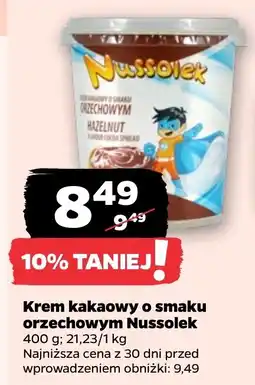 Netto Krem kakaowy o smaku orzechowym Nussolek oferta