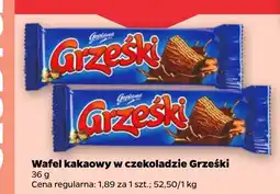 Netto Wafel kakaowy w czekoladzie Grzeński oferta