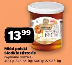Netto Miód polski Słodkie Historie oferta