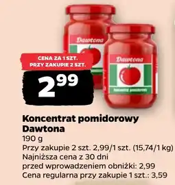 Netto Koncentrat pomidorowy Dawtona oferta