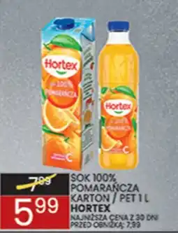 Wafelek Sok 100% Pomarańcza Hortex oferta