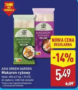 ALDI Asia Green Garden Makaron ryżowy oferta