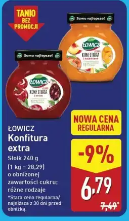 ALDI Łowicz Konfitura extra oferta