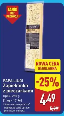 ALDI Papa Liugi Zapiekanka z pieczarkami oferta