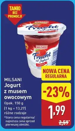 ALDI MILSANI Jogurt z musem owocowym oferta