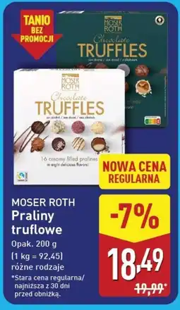 ALDI Moser Roth Praliny truflowe oferta