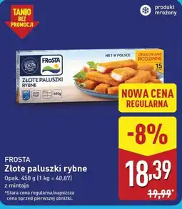 ALDI FROSTA Złote paluszki rybne oferta